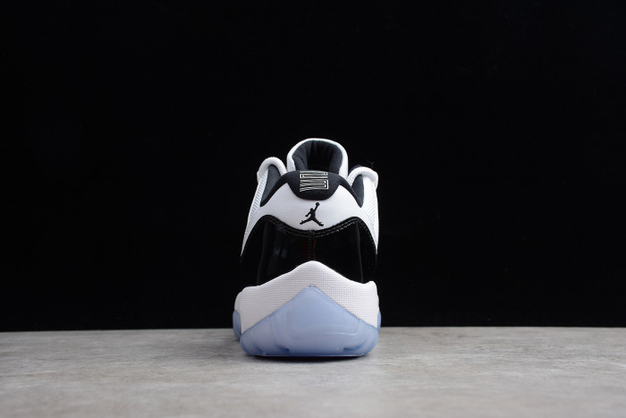 Air Jordan 11 Retro Low "Concord" Black/ White mens 528895-153